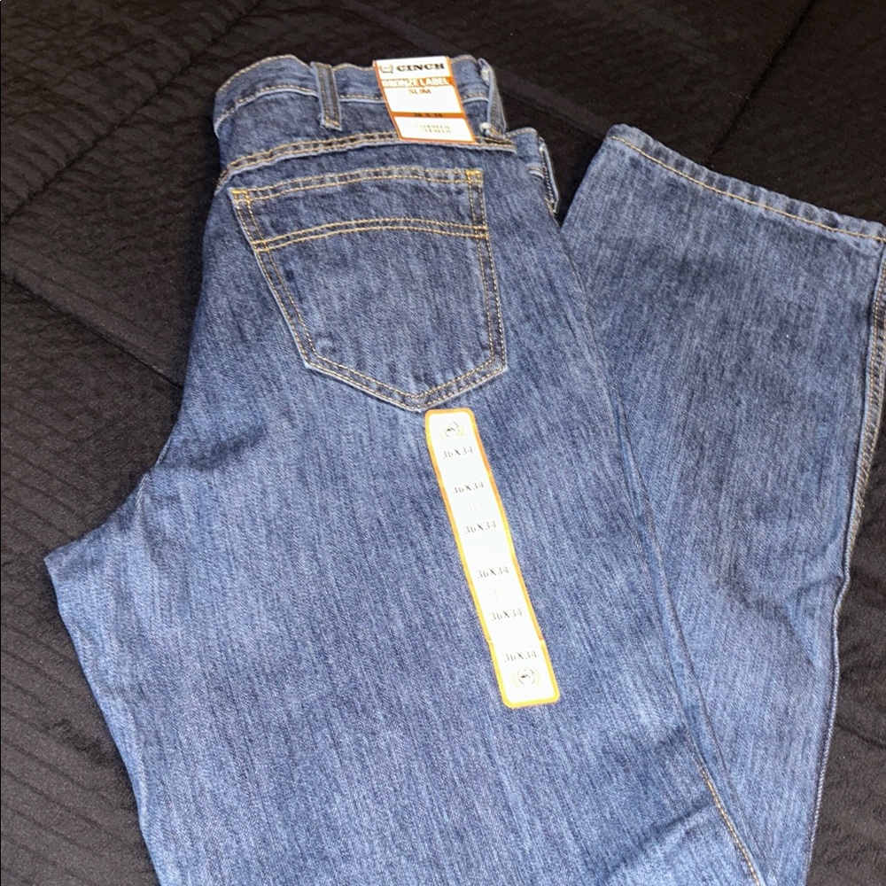Cinch Slim Fit Men's Jeans - Classic Blue